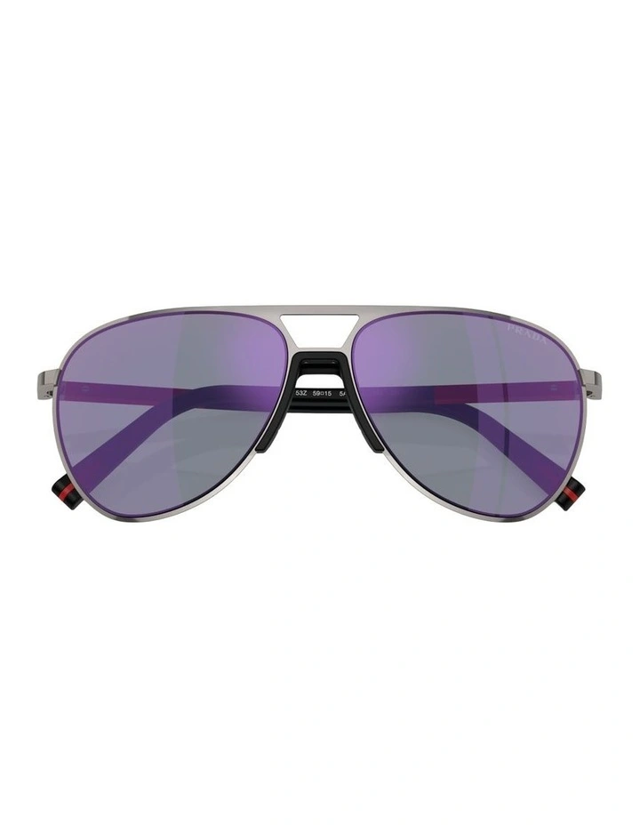 Metal Sunglasses in Grey image 4