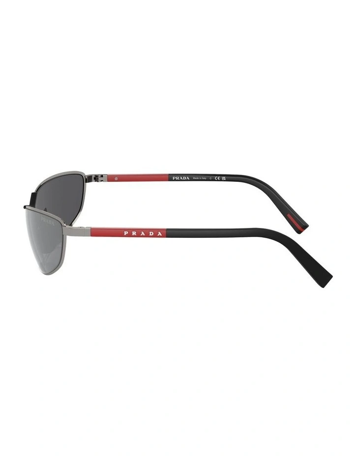 Metal Sunglasses in Grey image 2