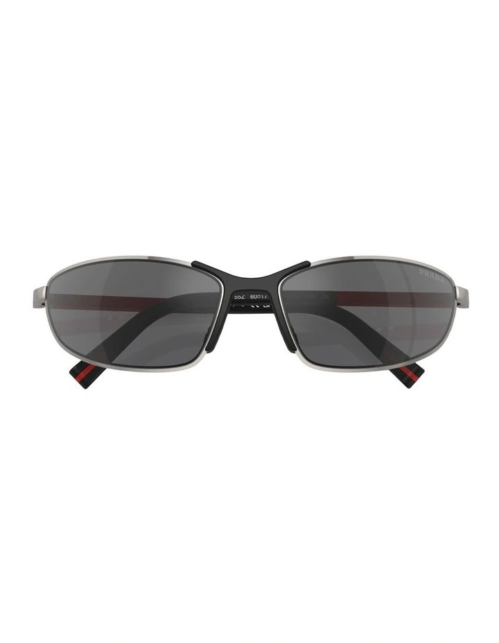 Metal Sunglasses in Grey image 3