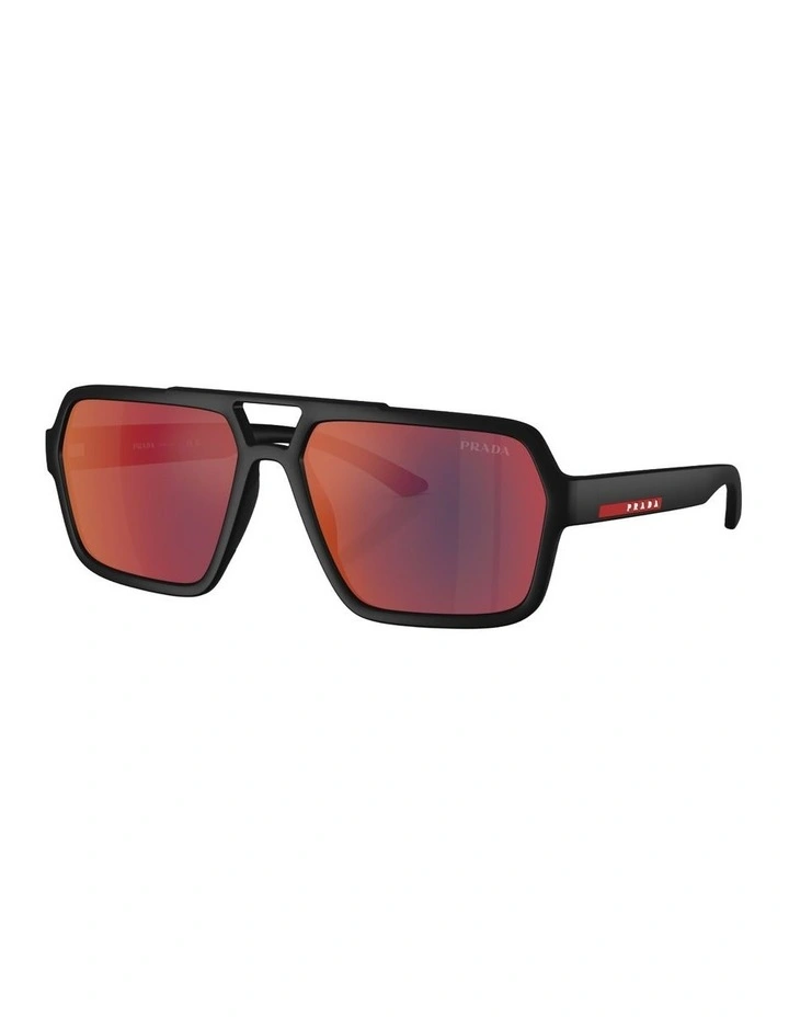 Injected Sunglasses in Black image 1
