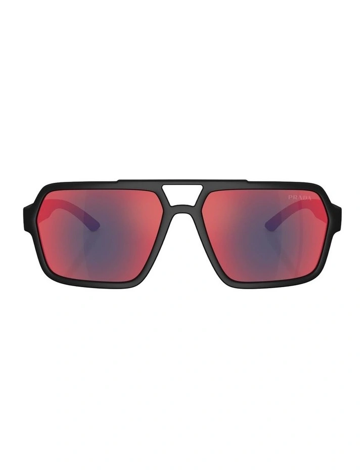 Injected Sunglasses in Black image 2