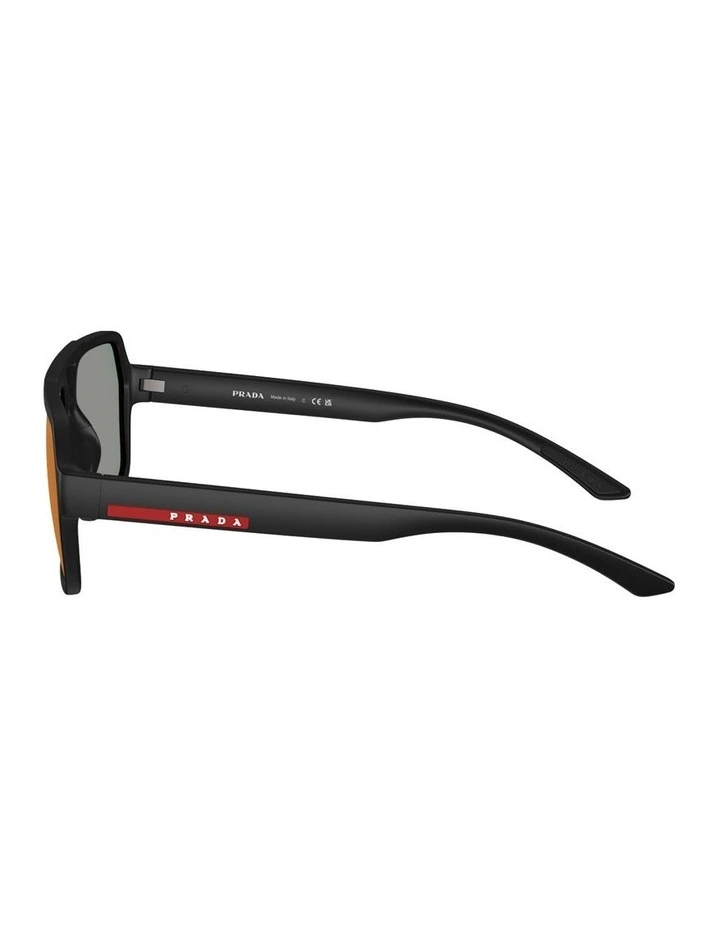 Injected Sunglasses in Black image 3