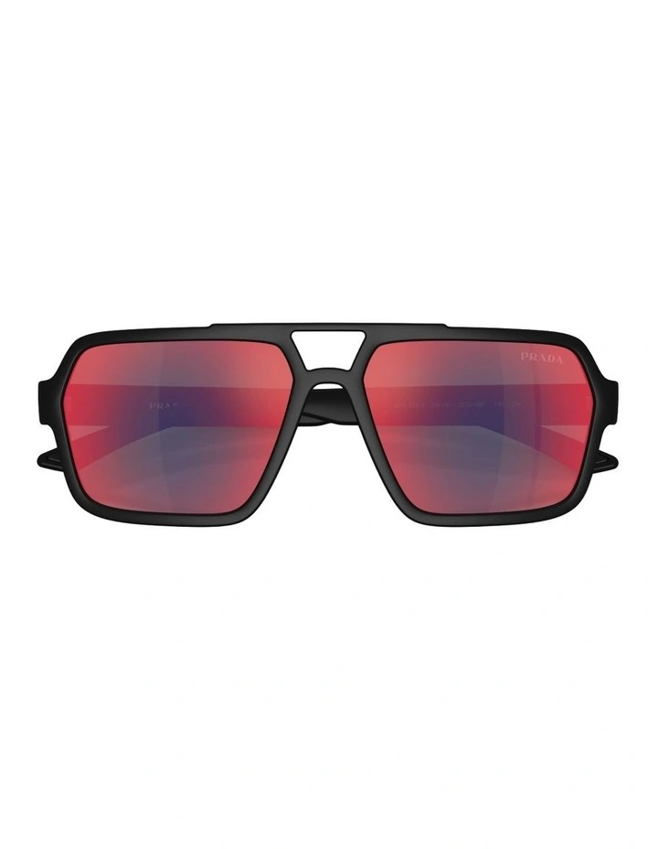 Injected Sunglasses in Black image 4
