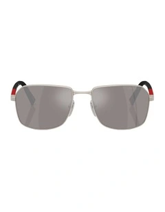 Metal Sunglasses in Brown