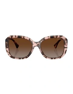 Acetate Polarised Sunglasses in Pink