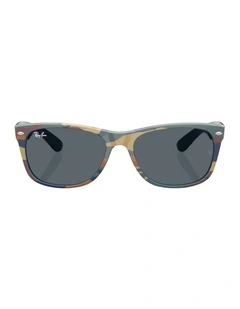 New Wayfarer Classic Nylon Sunglasses in Blue