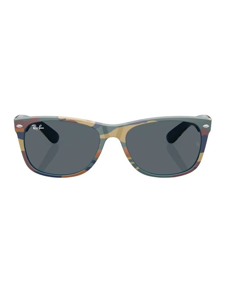 New Wayfarer Classic Nylon Sunglasses in Blue image 1