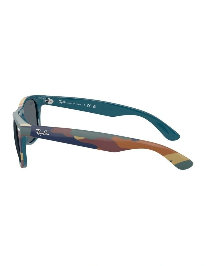 New Wayfarer Classic Nylon Sunglasses in Blue image 2