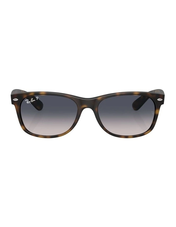 New Wayfarer Classic Nylon Polarised Sunglasses in Tortoise image 1