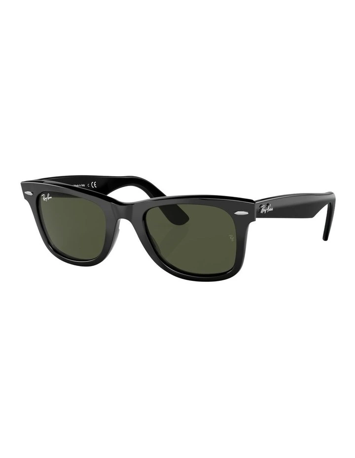 Original Wayfarer Bio-Based Acetate Sunglasses in Black image 1