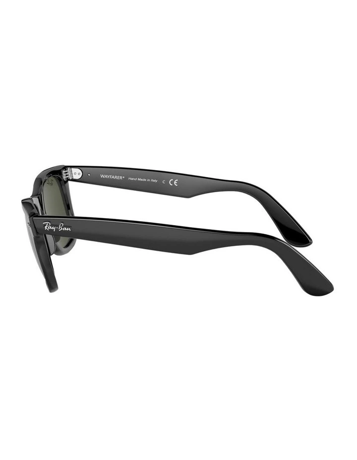 Original Wayfarer Bio-Based Acetate Sunglasses in Black image 3