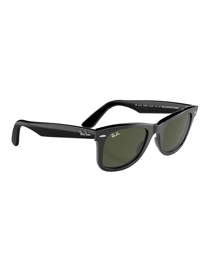 Original Wayfarer Bio-Based Acetate Sunglasses in Black image 5
