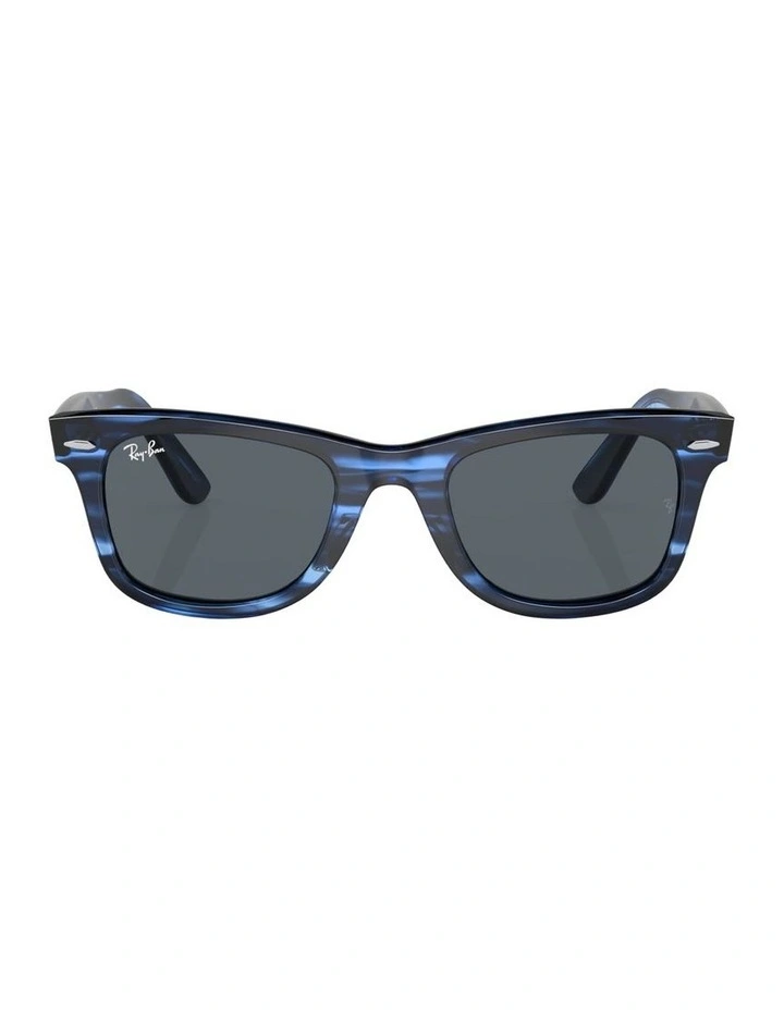 Original Wayfarer Bio-Based Acetate Sunglasses in Blue image 2