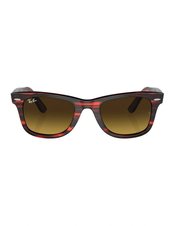Original Wayfarer Bio-Based Acetate Sunglasses in Red image 2