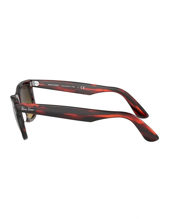 Original Wayfarer Bio-Based Acetate Sunglasses in Red image 3