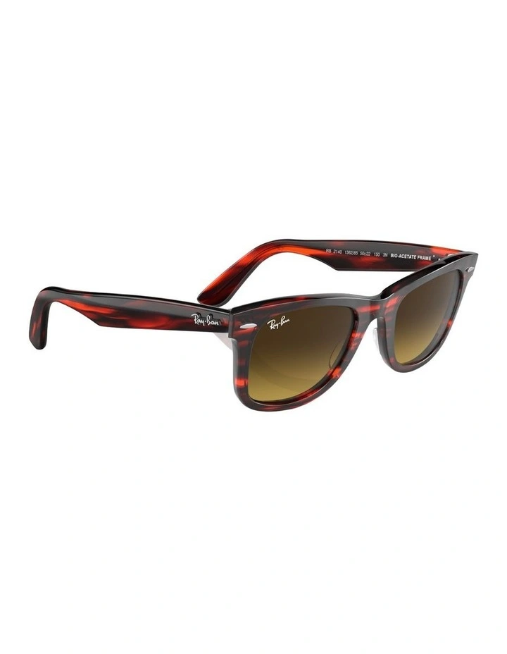 Original Wayfarer Bio-Based Acetate Sunglasses in Red image 4