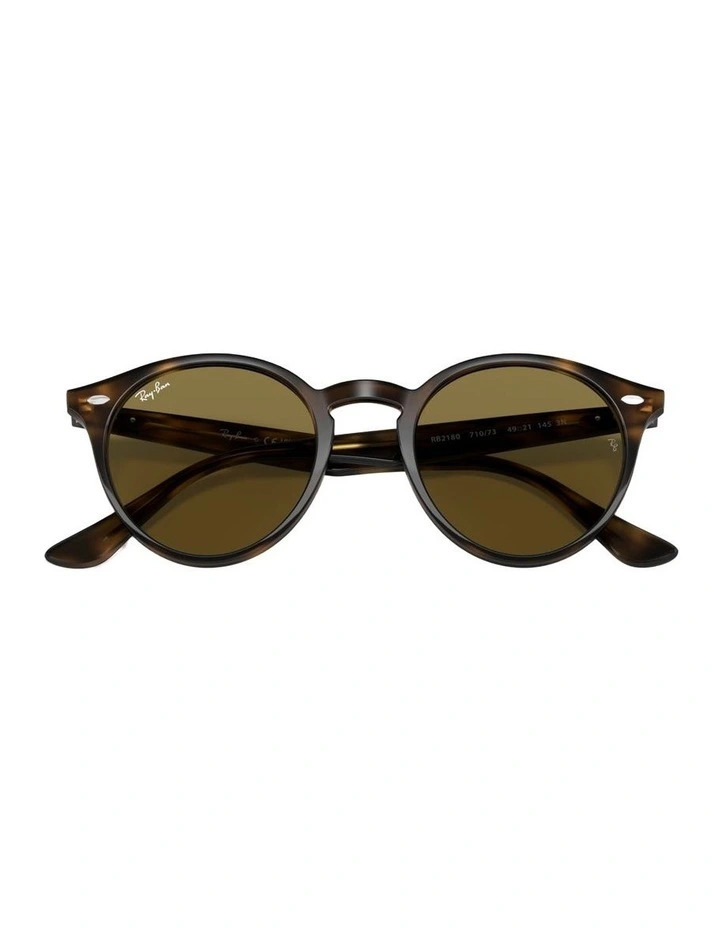 Injected Sunglasses RB2180 in Tortoise image 4