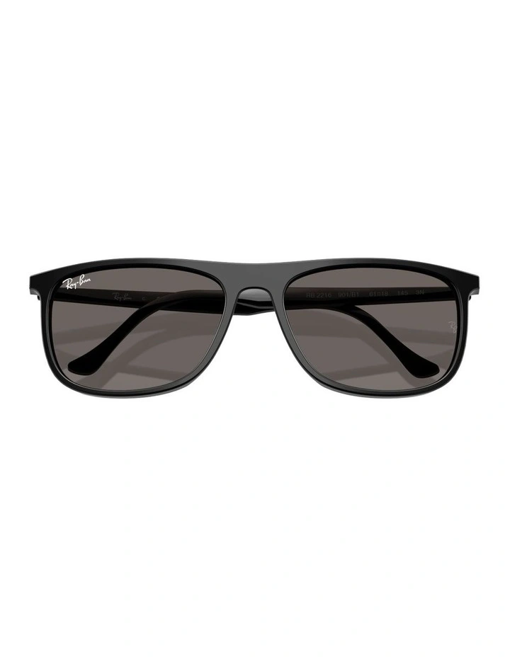 Acetate Sunglasses RB2216 in Black image 2