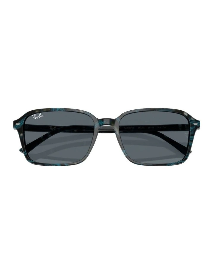 Raimond Acetate Sunglasses in Blue image 4