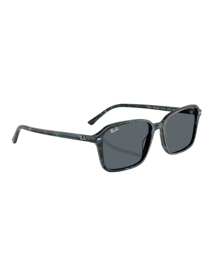 Raimond Acetate Sunglasses in Blue image 5