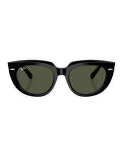 Doreen Propionate Sunglasses in Black