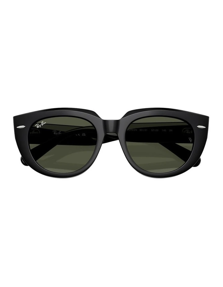 Doreen Propionate Sunglasses in Black image 4