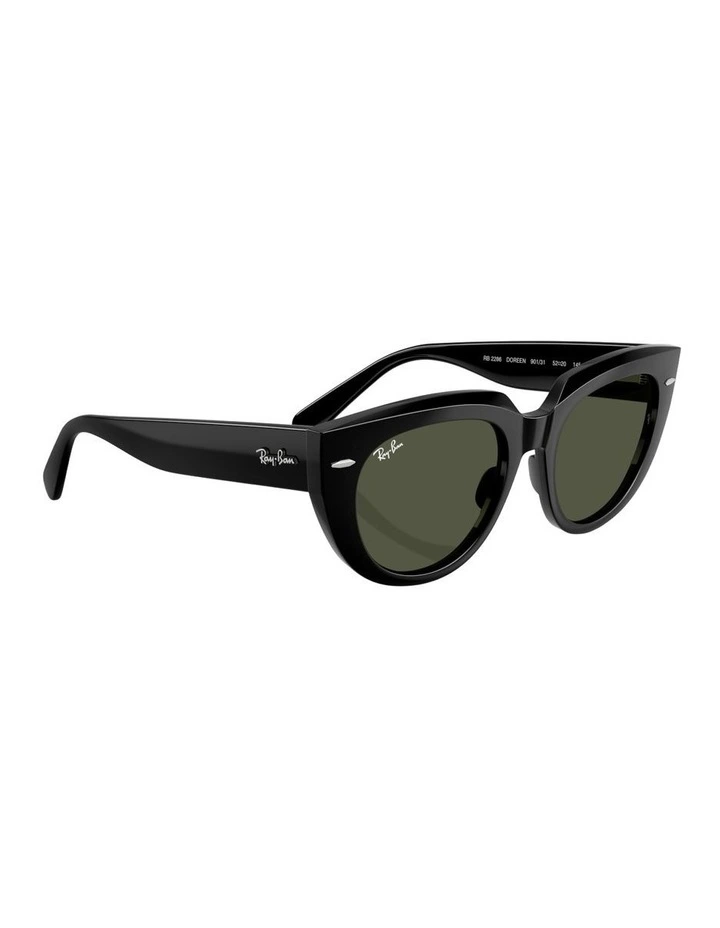 Doreen Propionate Sunglasses in Black image 5