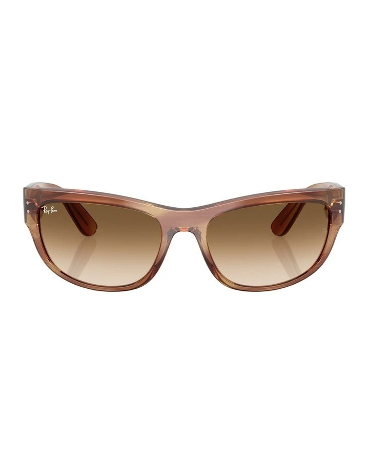 Mega Balorama Propionate Sunglasses in Tortoise image 2