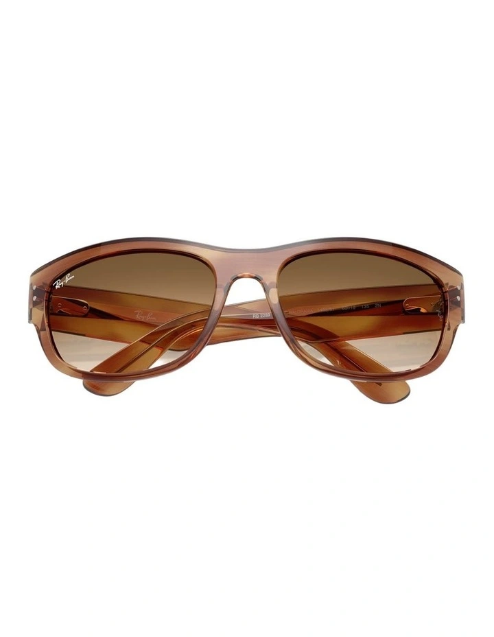 Mega Balorama Propionate Sunglasses in Tortoise image 4