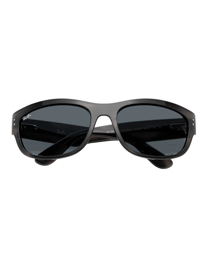 Mega Balorama Propionate Sunglasses in Grey image 2