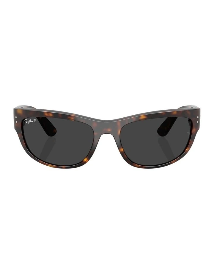 Mega Balorama Propionate Polarised Sunglasses in Tortoise image 1