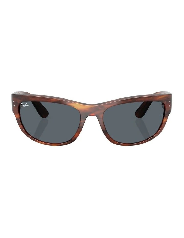 Mega Balorama Propionate Sunglasses in Brown image 2
