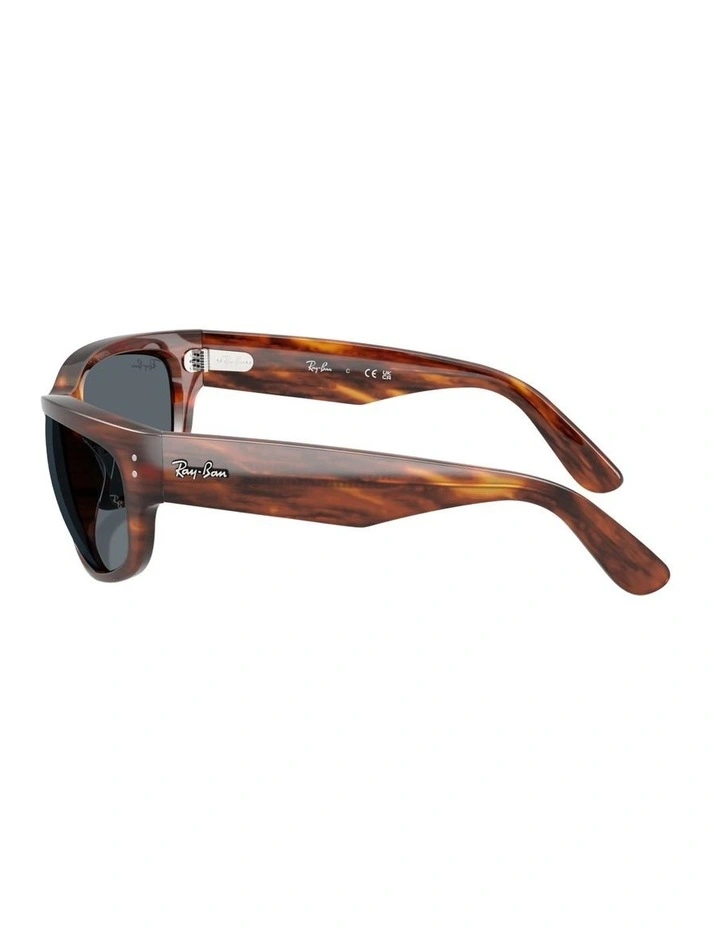 Mega Balorama Propionate Sunglasses in Brown image 3