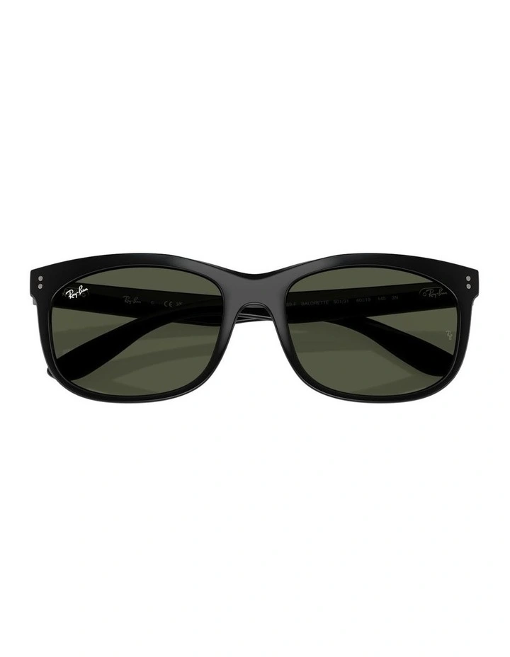 Balorette Acetate Sunglasses in Black image 3