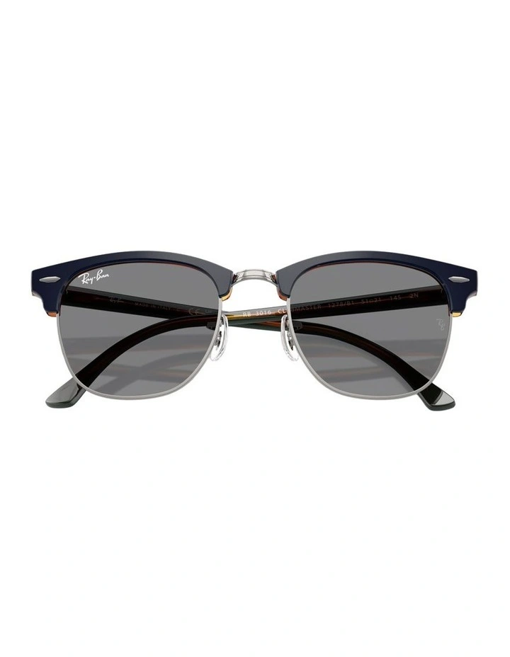 Clubmaster Classic Acetate Sunglasses in Grey image 2