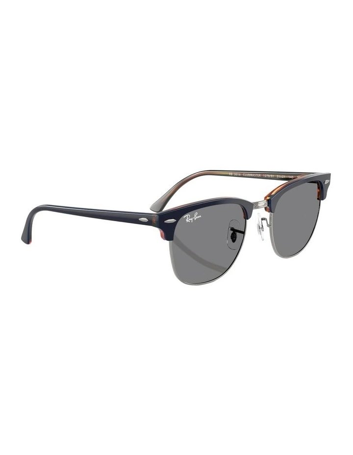 Clubmaster Classic Acetate Sunglasses in Grey image 3
