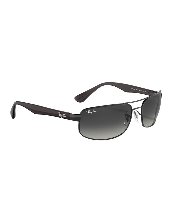 Metal Sunglasses RB3445 in Black image 4