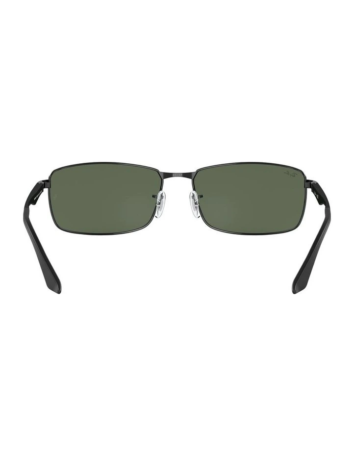 RB3498 Metal Sunglasses in Black image 2