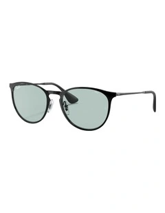 Erika Metal Evolve Metal Sunglasses in Black