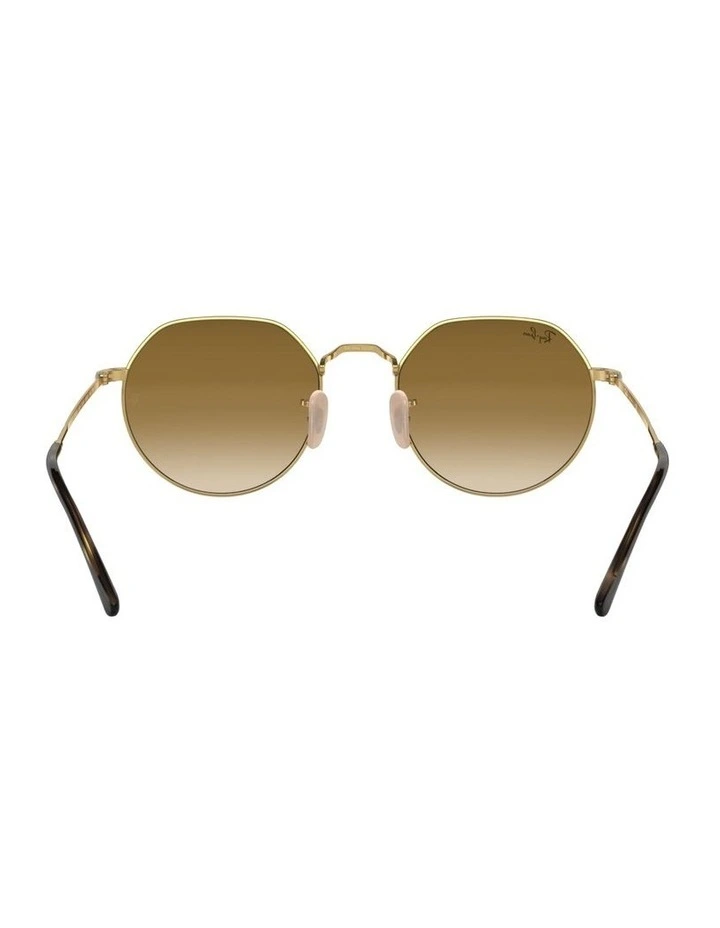 Jack Metal Sunglasses in Gold image 2