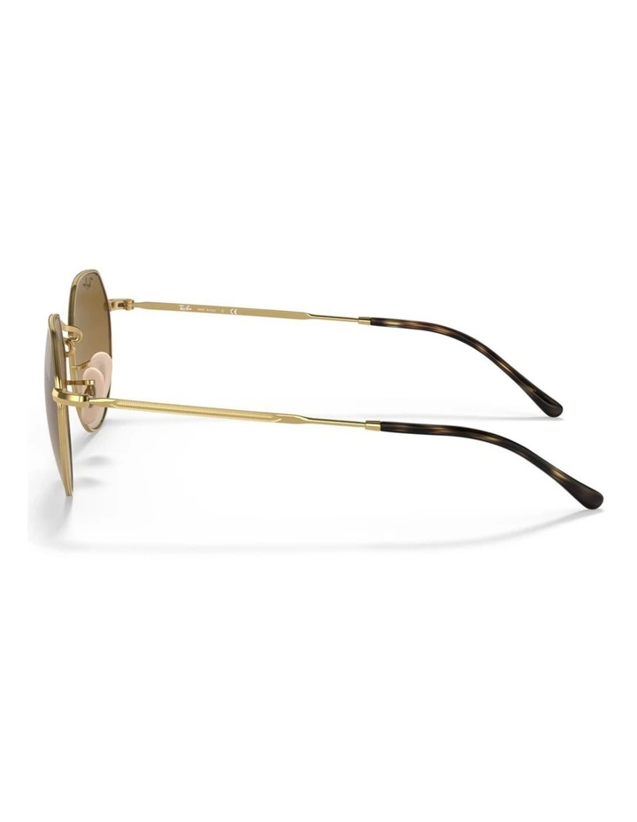 Jack Metal Sunglasses in Gold image 3
