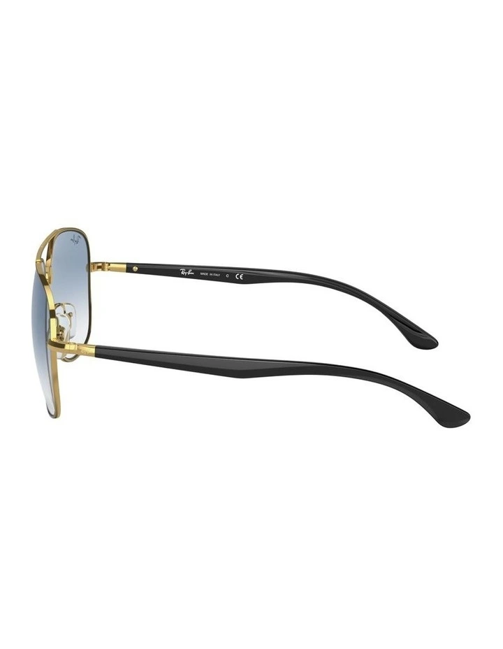Metal Sunglasses RB3683 in Black image 3