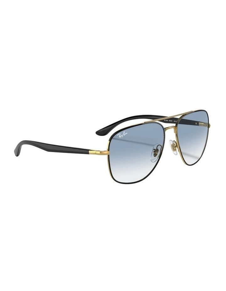 Metal Sunglasses RB3683 in Black image 5
