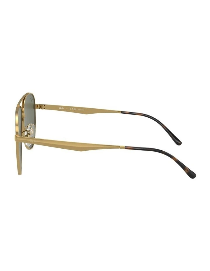 Metal Polarised Sunglasses RB3712D in Gold image 2