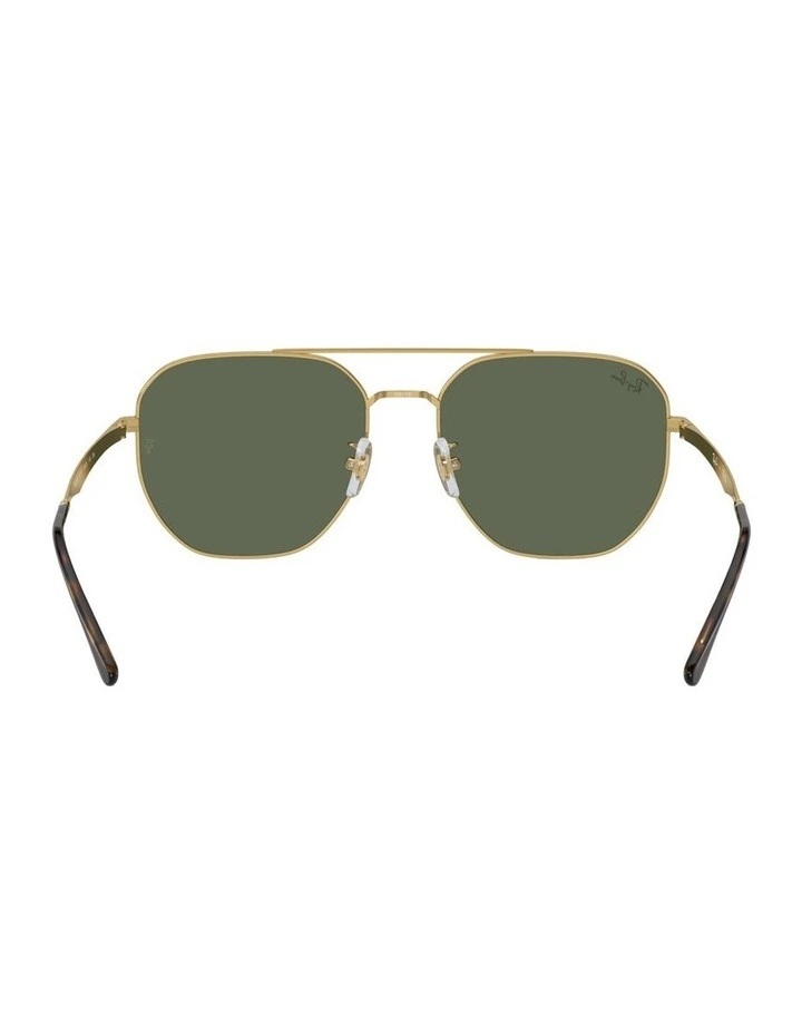 Metal Sunglasses RB3724D in Gold image 2
