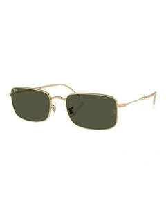 Metal Sunglasses in Gold