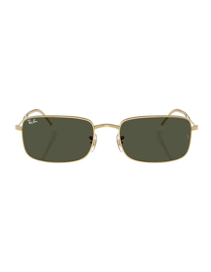 Metal Sunglasses in Gold image 2