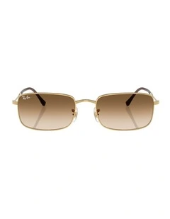 Metal Sunglasses in Gold