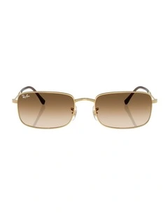 Metal Sunglasses in Gold