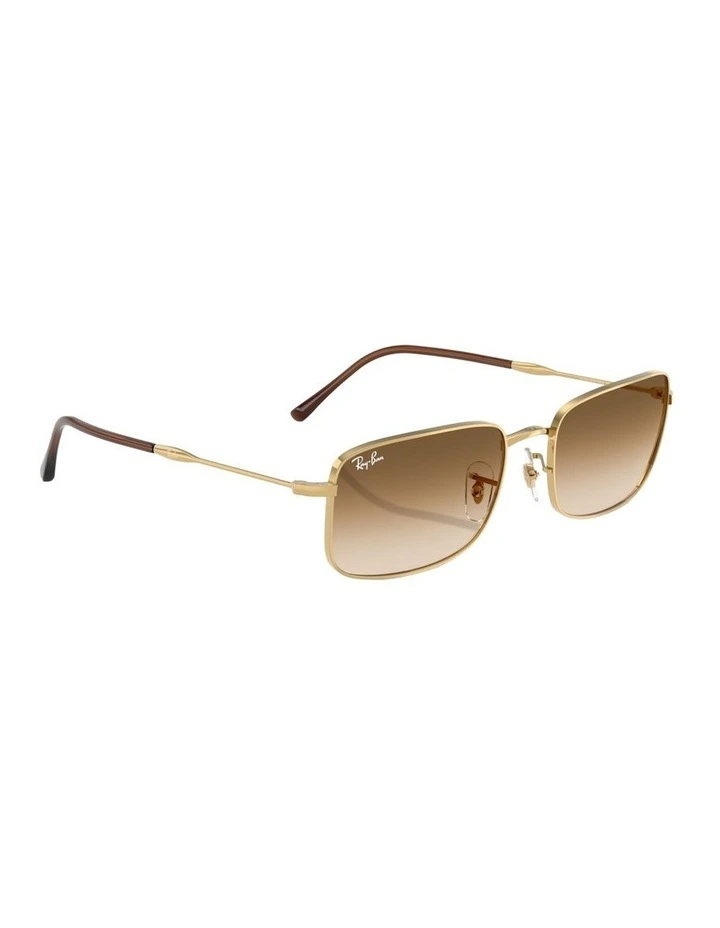 Metal Sunglasses in Gold image 3